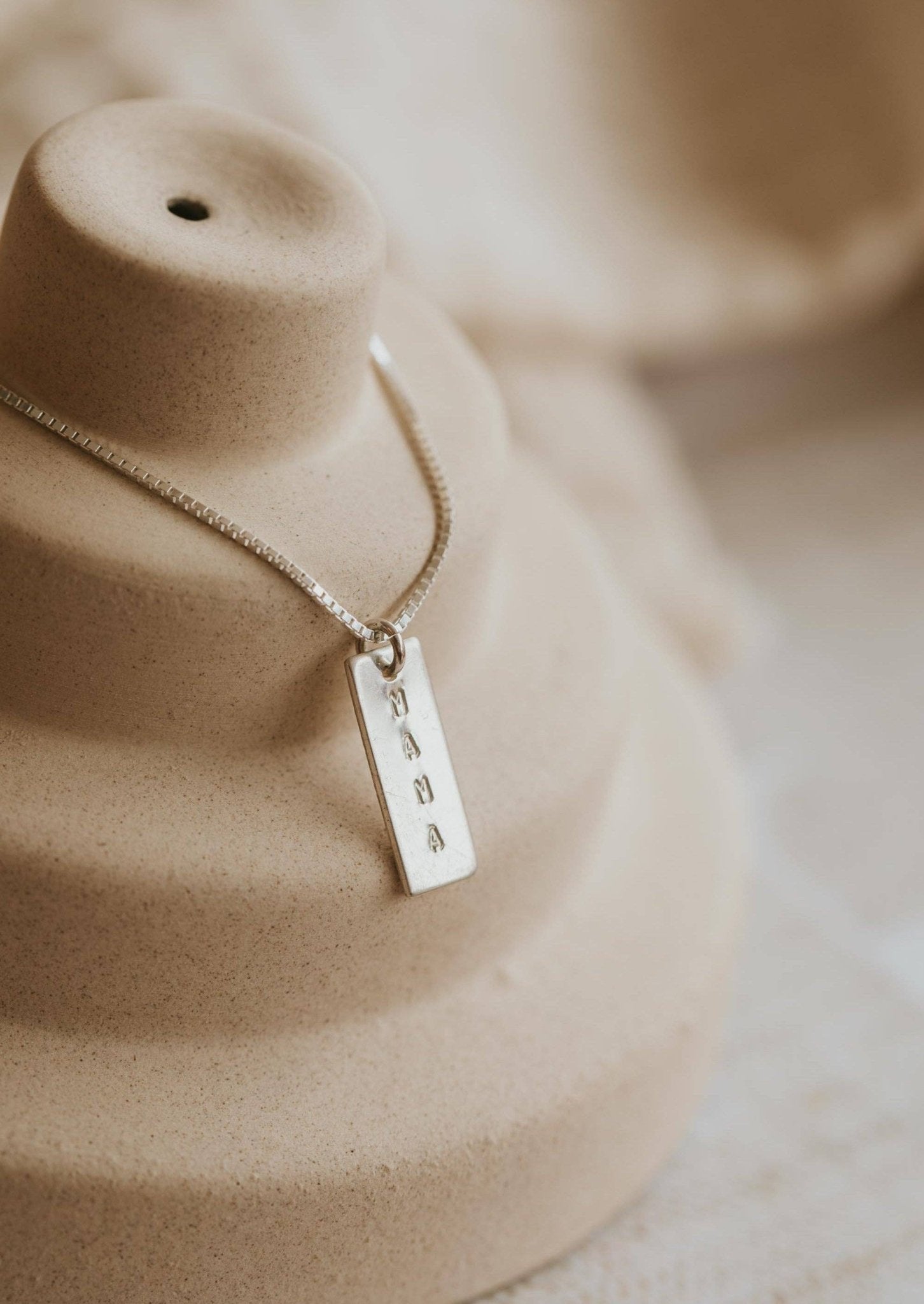 Mama Necklace | 14kt Gold Fill + Sterling Silver - Hello Adorn - 70806056 - Sugar River Shoppe - 