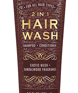 Man Bar 2 in 1 Hair Wash – Dual - Action Cleansing for Hair, Scalp & Body - San Francisco Soap / Man Bar Soap - 722030127518 - Sugar River Shoppe - 