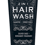 Man Bar 2 in 1 Hair Wash – Dual - Action Cleansing for Hair, Scalp & Body - San Francisco Soap / Man Bar Soap - 722030127799 - Sugar River Shoppe - 