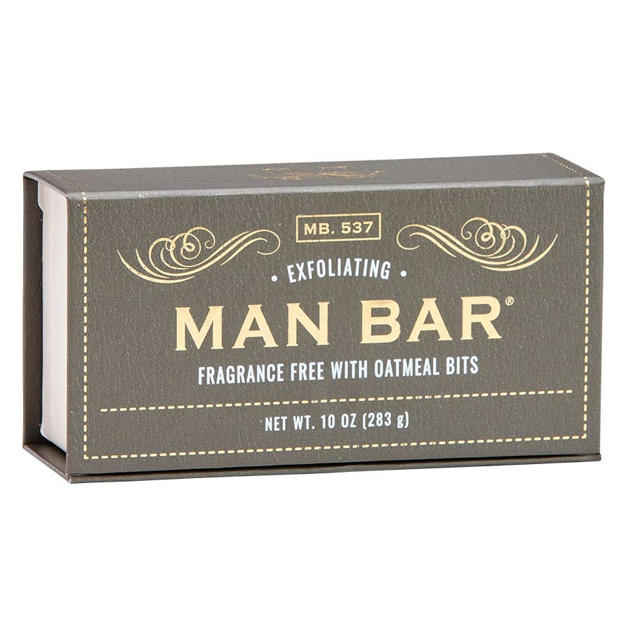 MAN BAR® - Fragrance Free - San Francisco Soap / Man Bar Soap - 722030180810 - Sugar River Shoppe - 