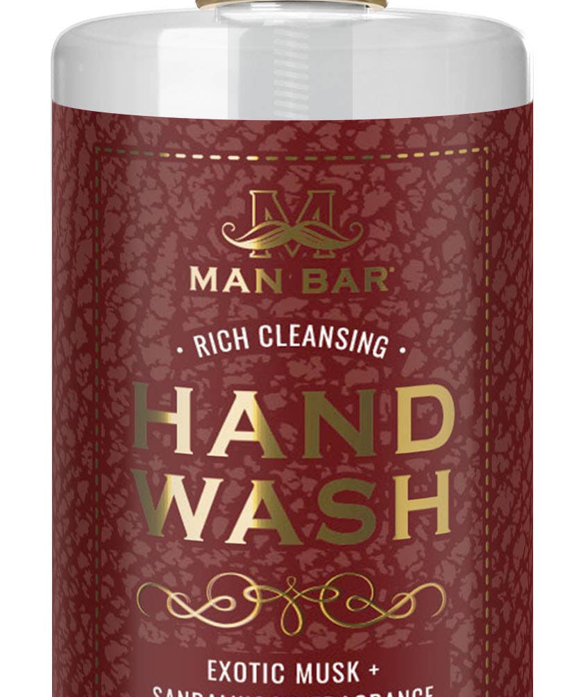 Man Bar Hand Wash Collection – Premium Hand Wash for Men with Masculine Scents - San Francisco Soap / Man Bar Soap - 722030157317 - Sugar River Shoppe - 