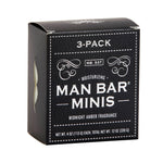 Man Bar Miniature Soap 3pc Gift Set Assorted Fragrance Collection for Men - San Francisco Soap / Man Bar Soap - 722030157010 - Sugar River Shoppe - 