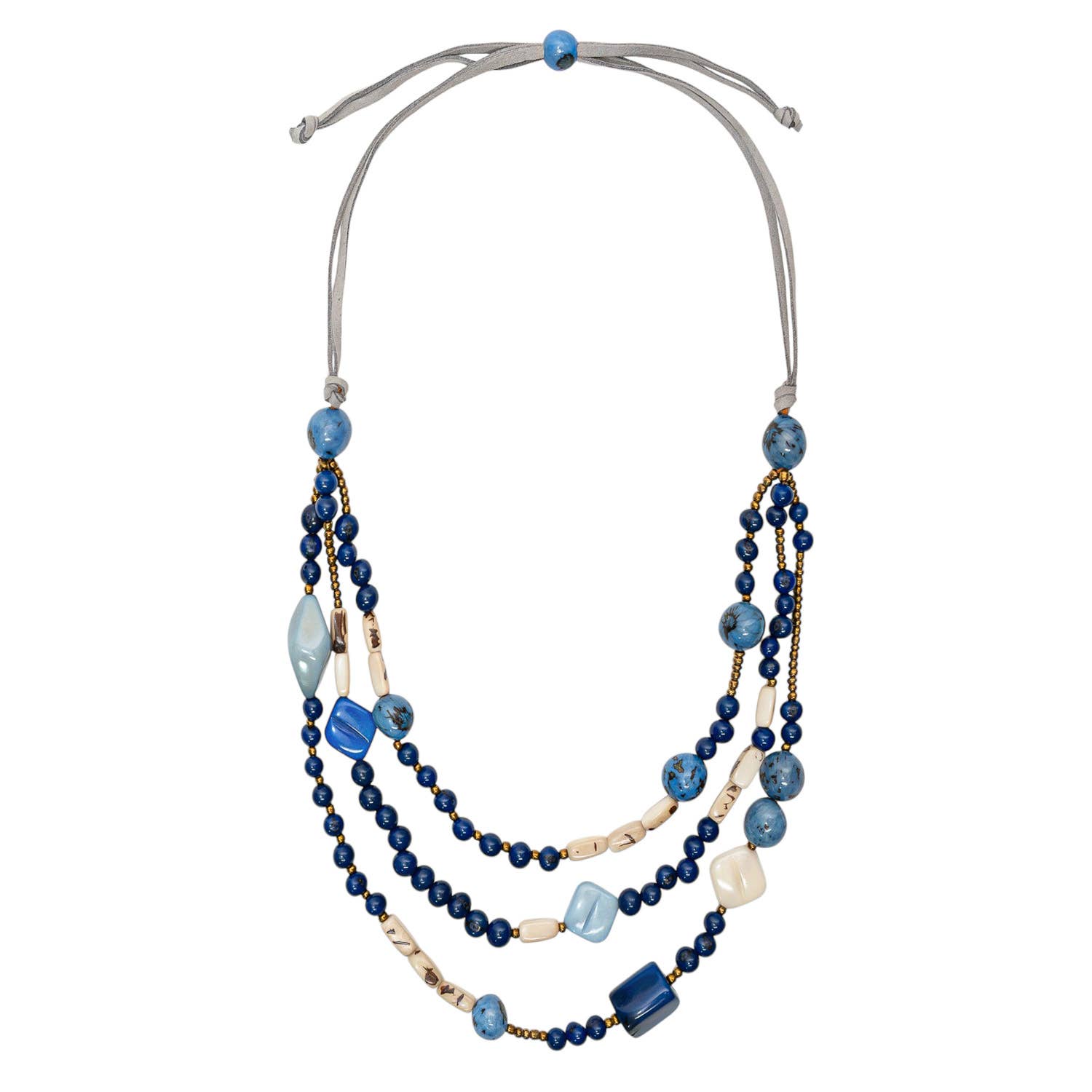 Maribel Necklace - Tagua by Soraya Cedeno - 615953508154 - Sugar River Shoppe - 