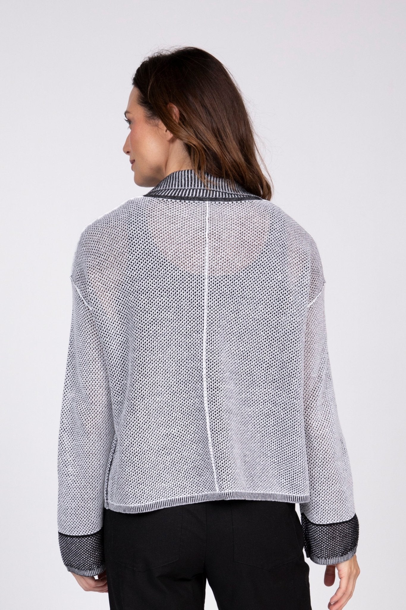 Mesh Stitch Cardigan - Habitat -  - Sugar River Shoppe - 