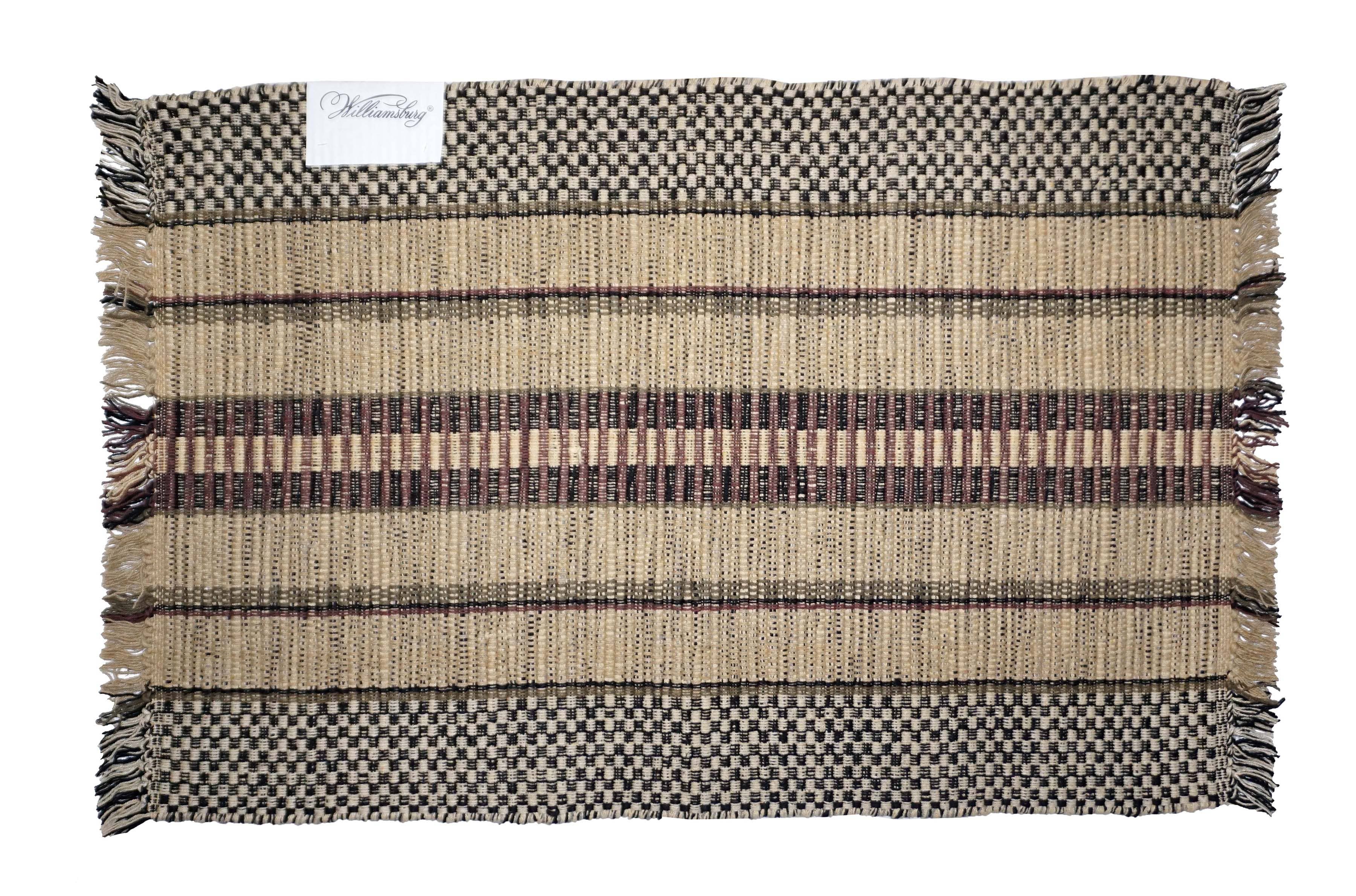 Burdett Stripe 2' X 3' Rug - Black - Sugar River Shoppe