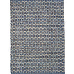 Honeycomb 2' X 3' Rug - Blue - Sugar River Shoppe