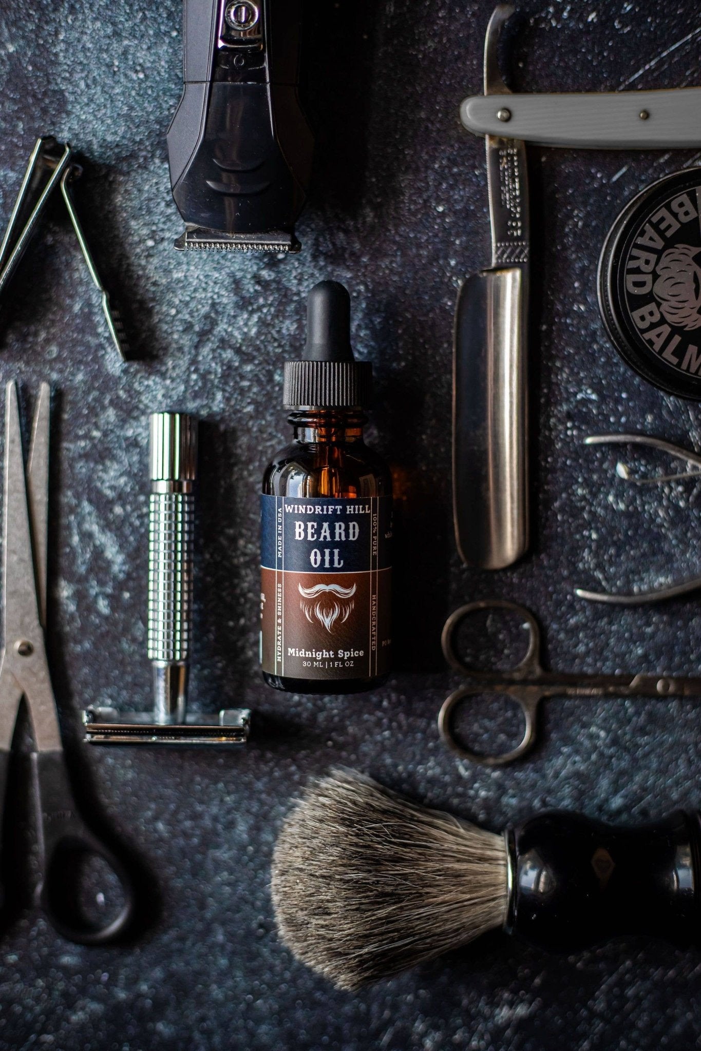 Midnight Spice | Beard Oil - Windrift Hill Goat Milk Skincare - 804551436659 - Sugar River Shoppe - 