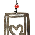 Hold My Heart- Beads & Bell Windchime - Sugar River Shoppe