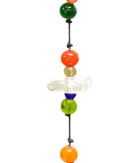 The Square Dance - Beads & Bell Windchime - Sugar River Shoppe
