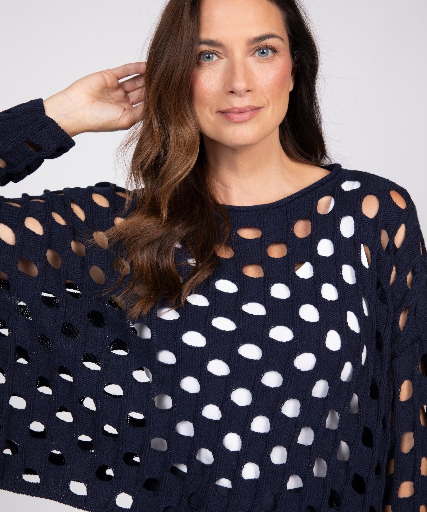 Open Weave Cotton Topper - Habitat - 194451671961 - Sugar River Shoppe - 