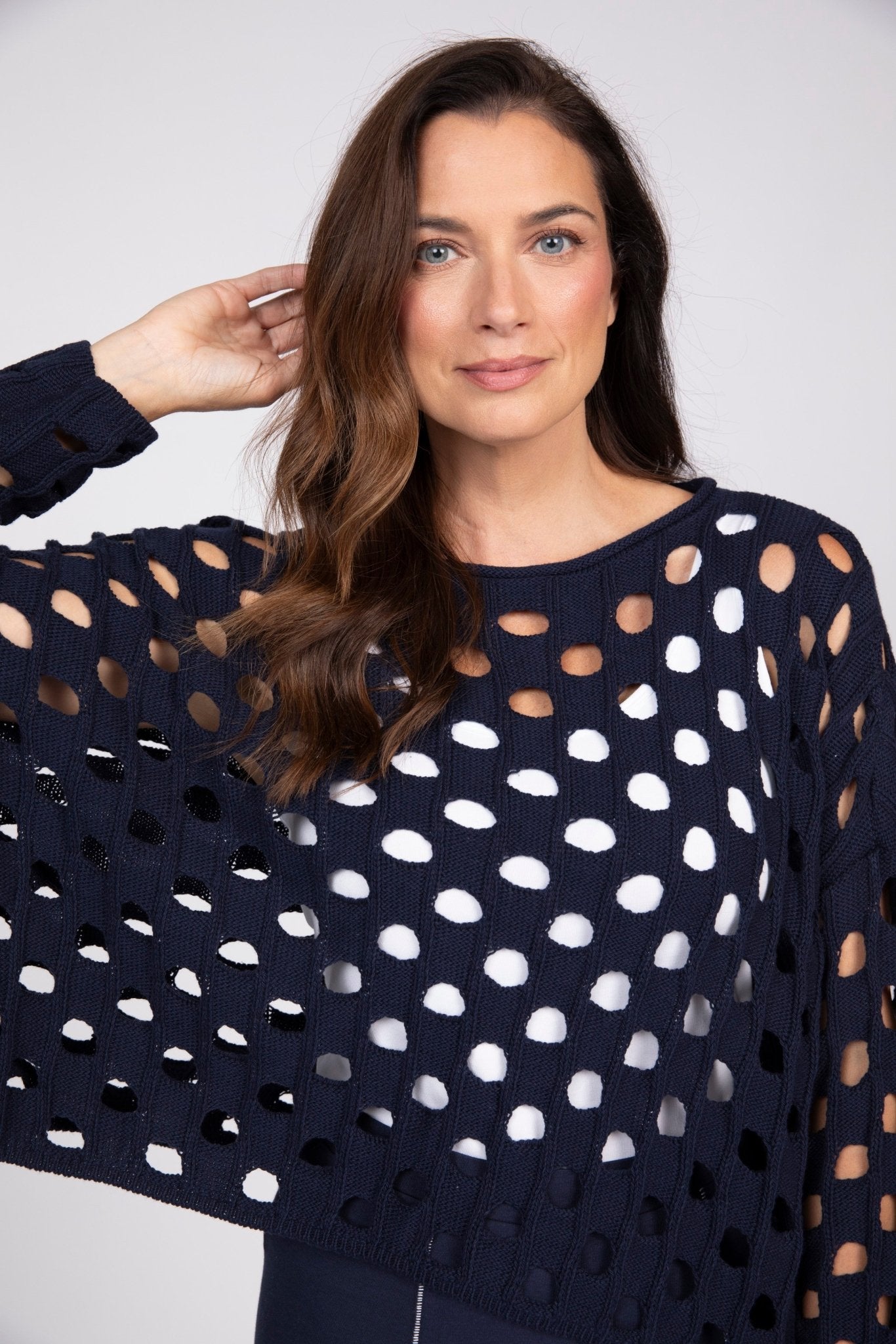 Open Weave Cotton Topper - Habitat - 194451671961 - Sugar River Shoppe - 
