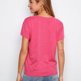 Organic Cotton Drop Shoulder V - Neck T-Shirt - Charlie B - 690178717994 - Sugar River Shoppe - 