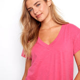 Organic Cotton Drop Shoulder V - Neck T-Shirt - Charlie B - 690178717994 - Sugar River Shoppe - 