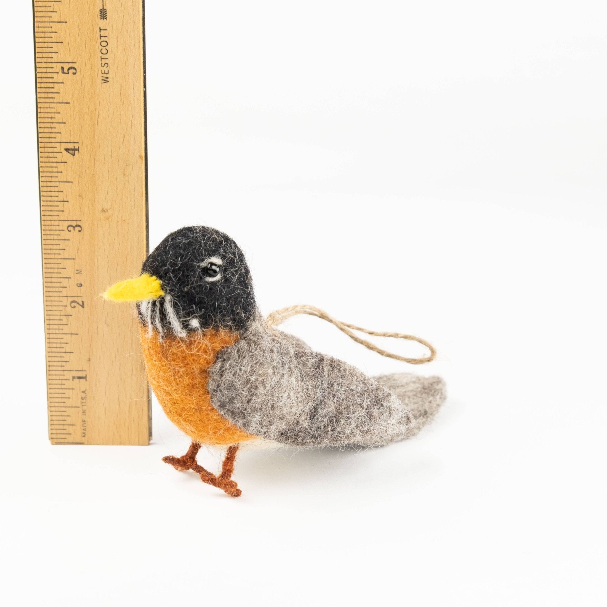 Ornament - Felt Bird - Robin - The Winding Road - 81361704 - Sugar River Shoppe - 
