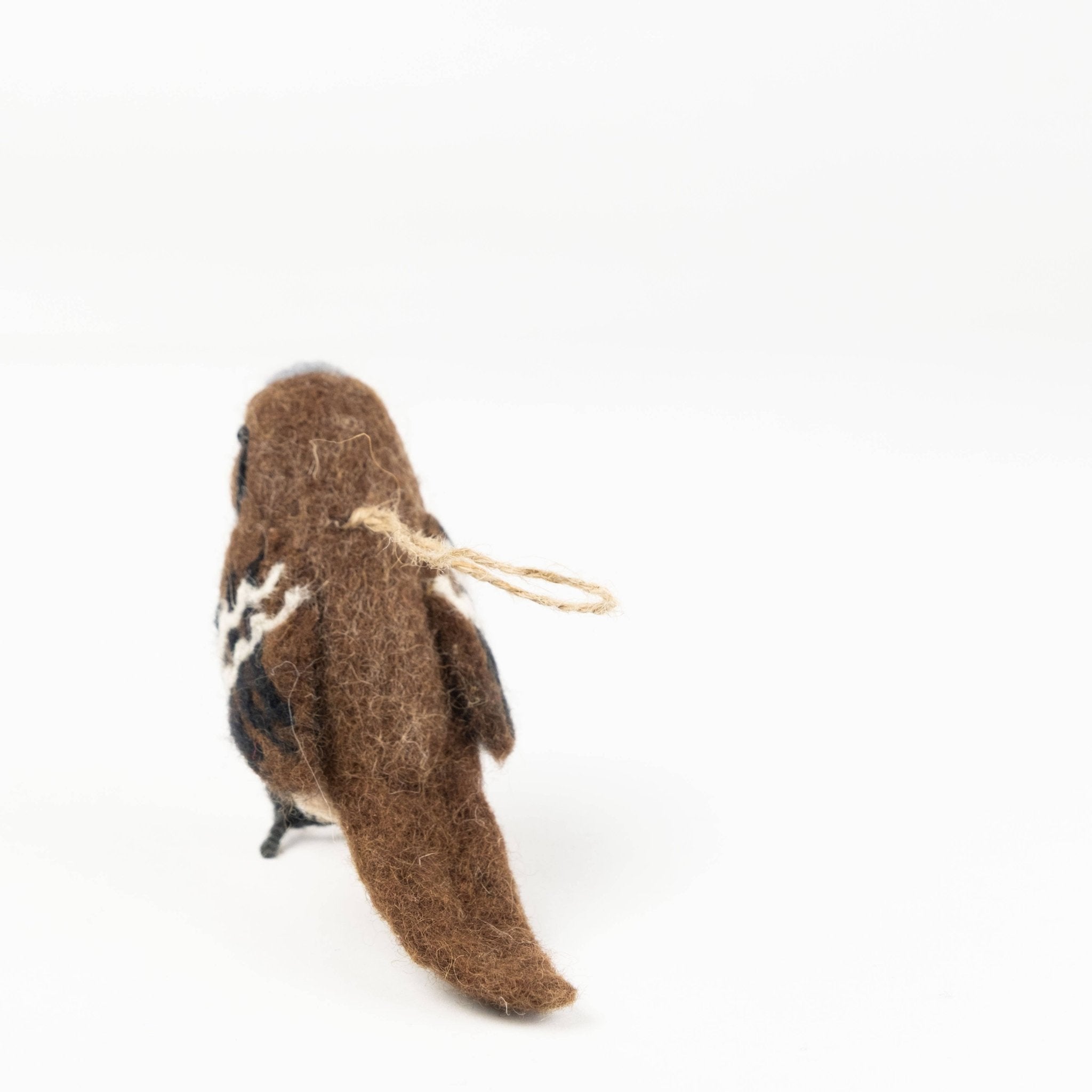 Ornament - Felt Bird - Sparrow - The Winding Road - 81394472 - Sugar River Shoppe - 