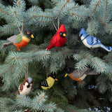 Ornament - Felt Bird - Sparrow - The Winding Road - 81394472 - Sugar River Shoppe - 