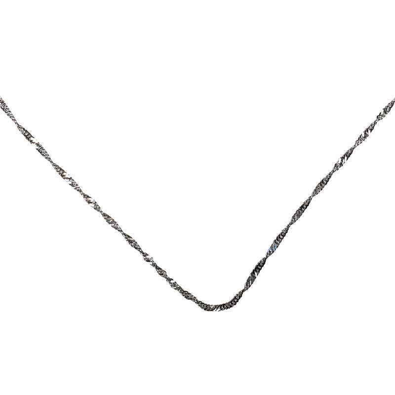 Oxidized Sterling Silver Chain 18” - Amberman - 56882216 - Sugar River Shoppe - 