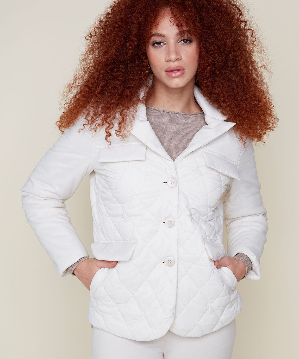 Oyster Button Jacket - Renuar - 827118653825 - Sugar River Shoppe - 