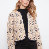 Reversible Embroidered Quilted Jacket