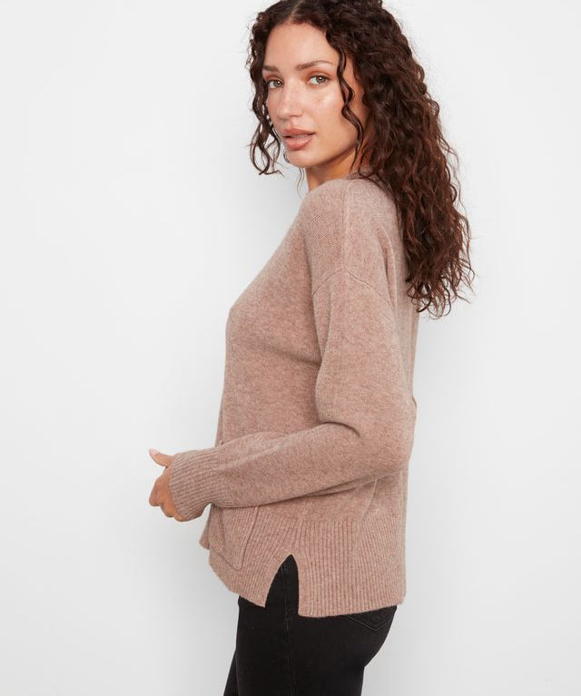 Patch Pocket Crew Neck Sweater