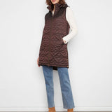Long Hooded Puffer Vest
