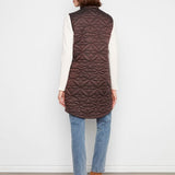 Long Hooded Puffer Vest