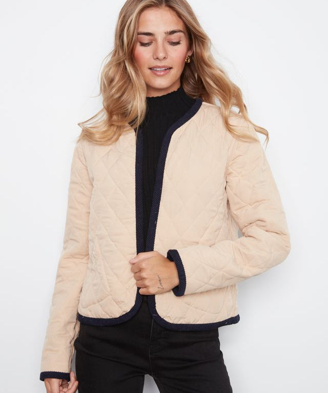 Reversible Embroidered Quilted Jacket
