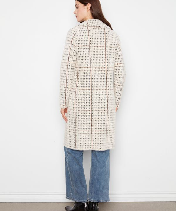 Knit Coatigan with Patch Pockets