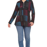 Bella Zippered Top - Sugar River Shoppe
