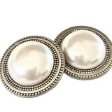Pearl Low Dome White Magnet Button Pin Set - MagneButton - 96255528 - Sugar River Shoppe - 