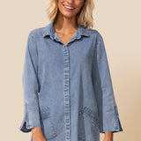 Perfect Travel Shirts Zip Sleeve Shirt - Habitat - 194451678878 - Sugar River Shoppe - 