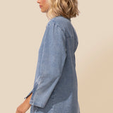Perfect Travel Shirts Zip Sleeve Shirt - Habitat - 194451678878 - Sugar River Shoppe - 