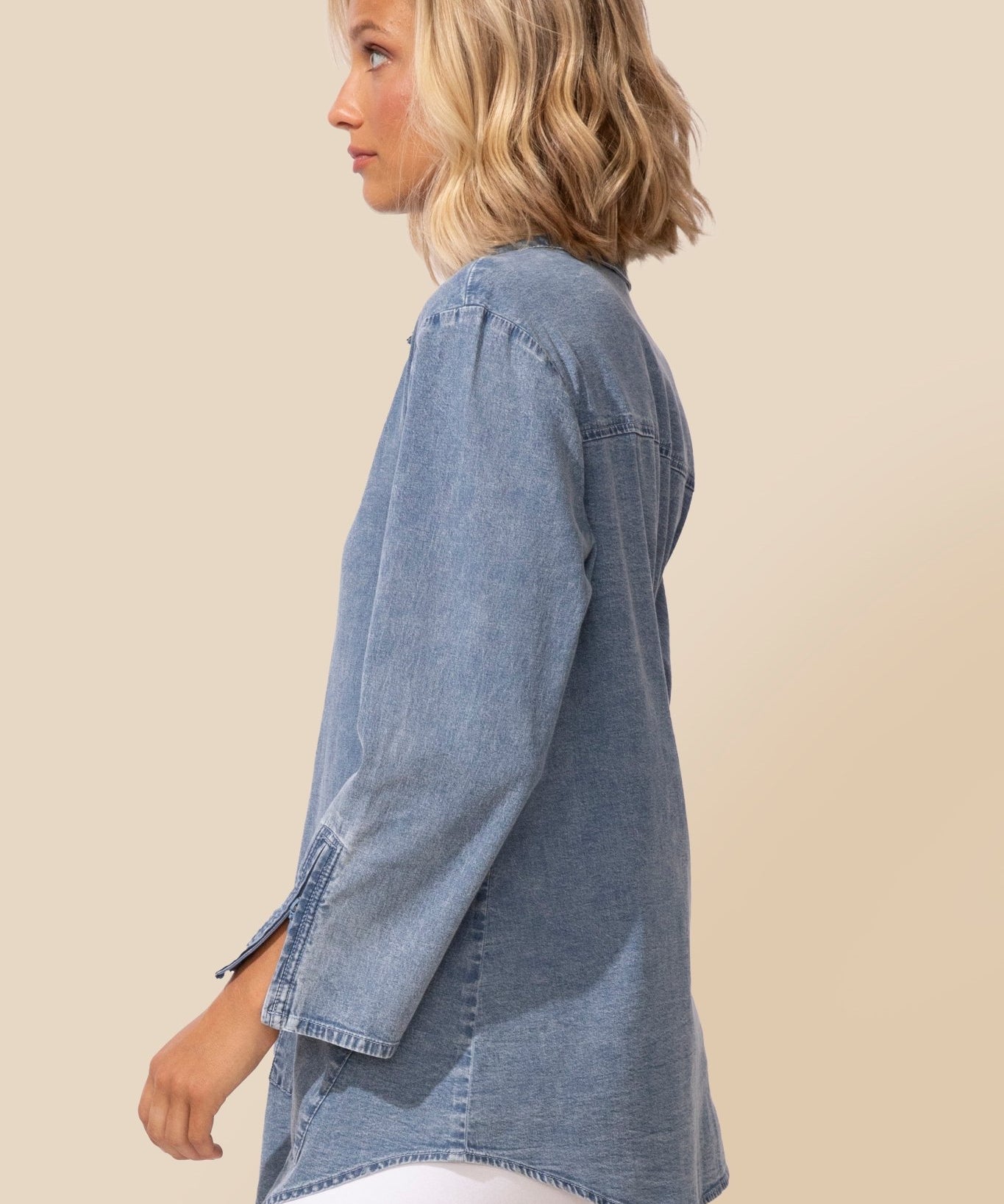 Perfect Travel Shirts Zip Sleeve Shirt - Habitat - 194451678878 - Sugar River Shoppe - 