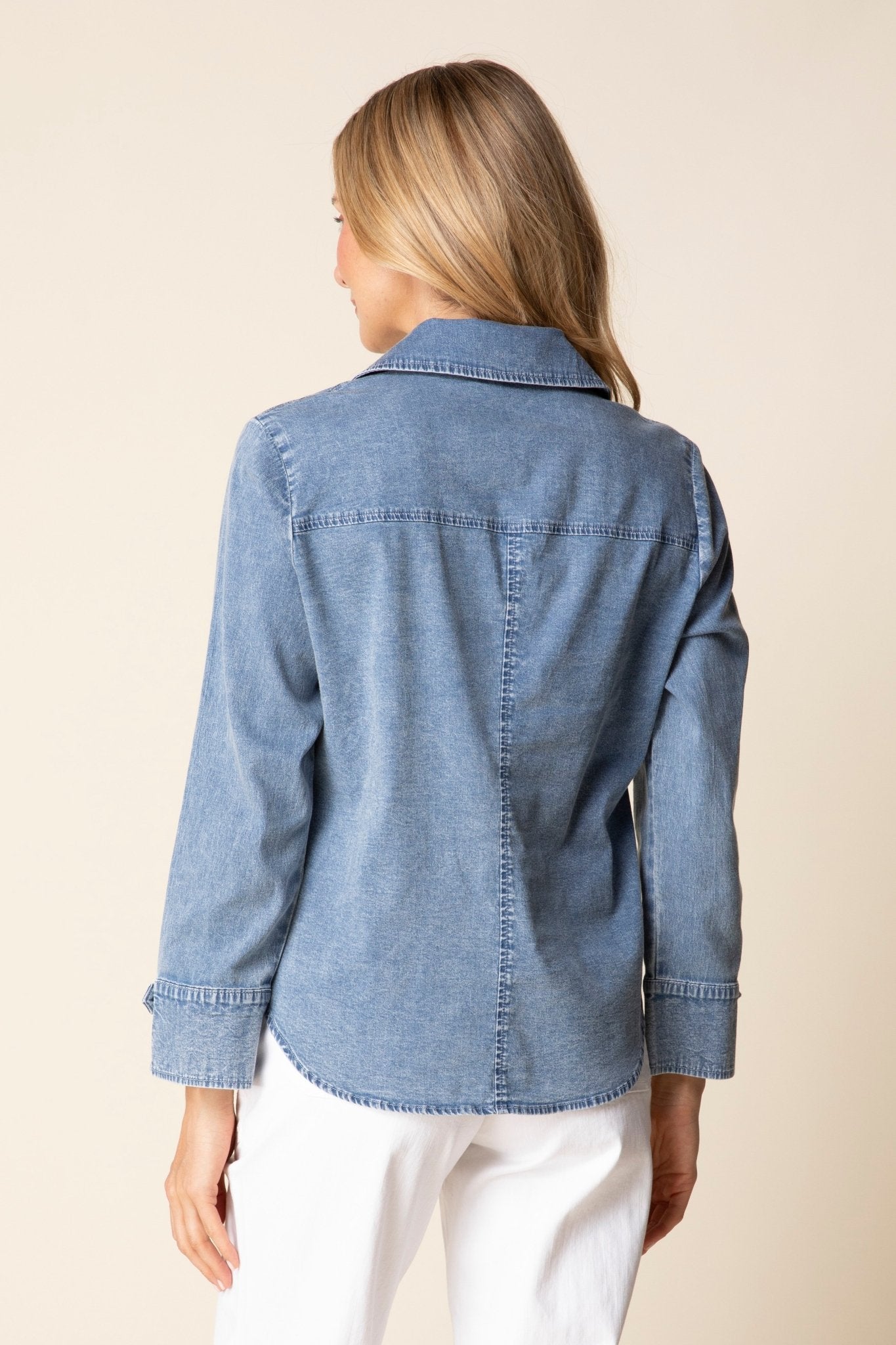 Perfect Travel Tab Detail Shirt - Habitat - 194451678472 - Sugar River Shoppe - 