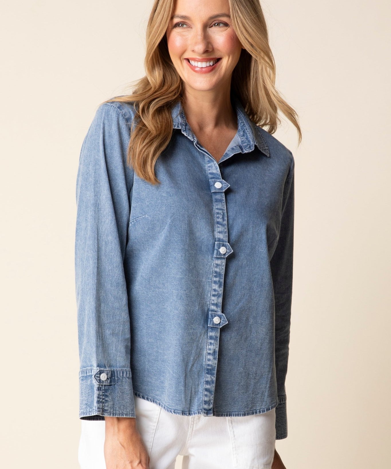 Perfect Travel Tab Detail Shirt - Habitat - 194451678472 - Sugar River Shoppe - 