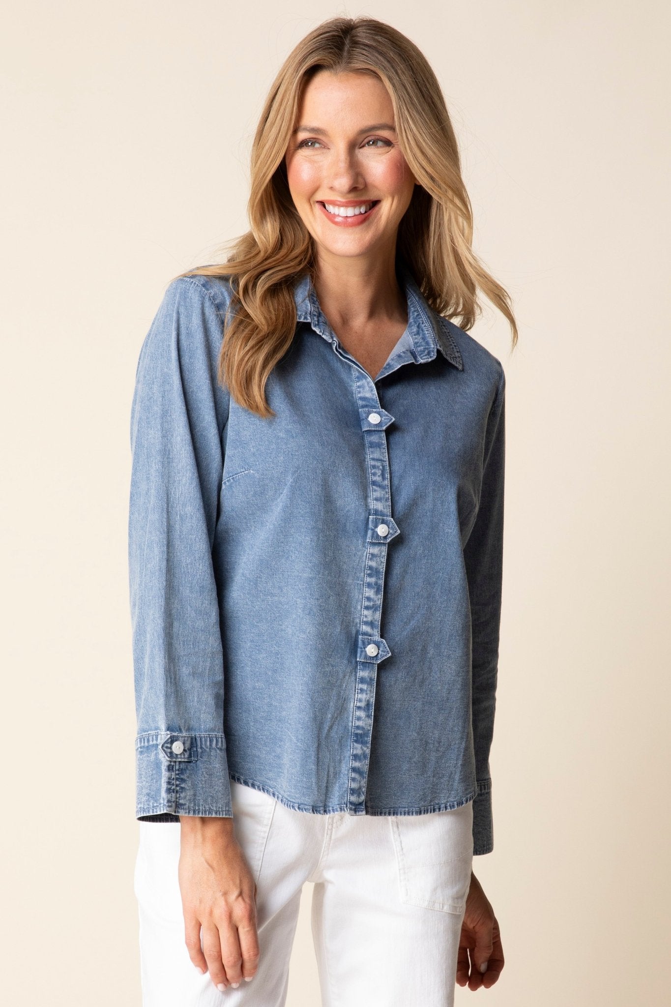 Perfect Travel Tab Detail Shirt - Habitat - 194451678472 - Sugar River Shoppe - 