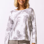 Peruvian Cotton Ocean Marble Hi - Lo Tee - Habitat - 194451649342 - Sugar River Shoppe - 