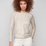 Plush Knit Hoodie Sweater - Charlie B - 690178709043 - Sugar River Shoppe - 