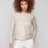 Plush Knit Hoodie Sweater - Charlie B - 690178709043 - Sugar River Shoppe - 