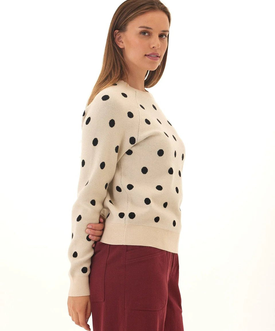Polka Dot Sweater - Threads 4 Thought - 195014929833 - Sugar River Shoppe - 