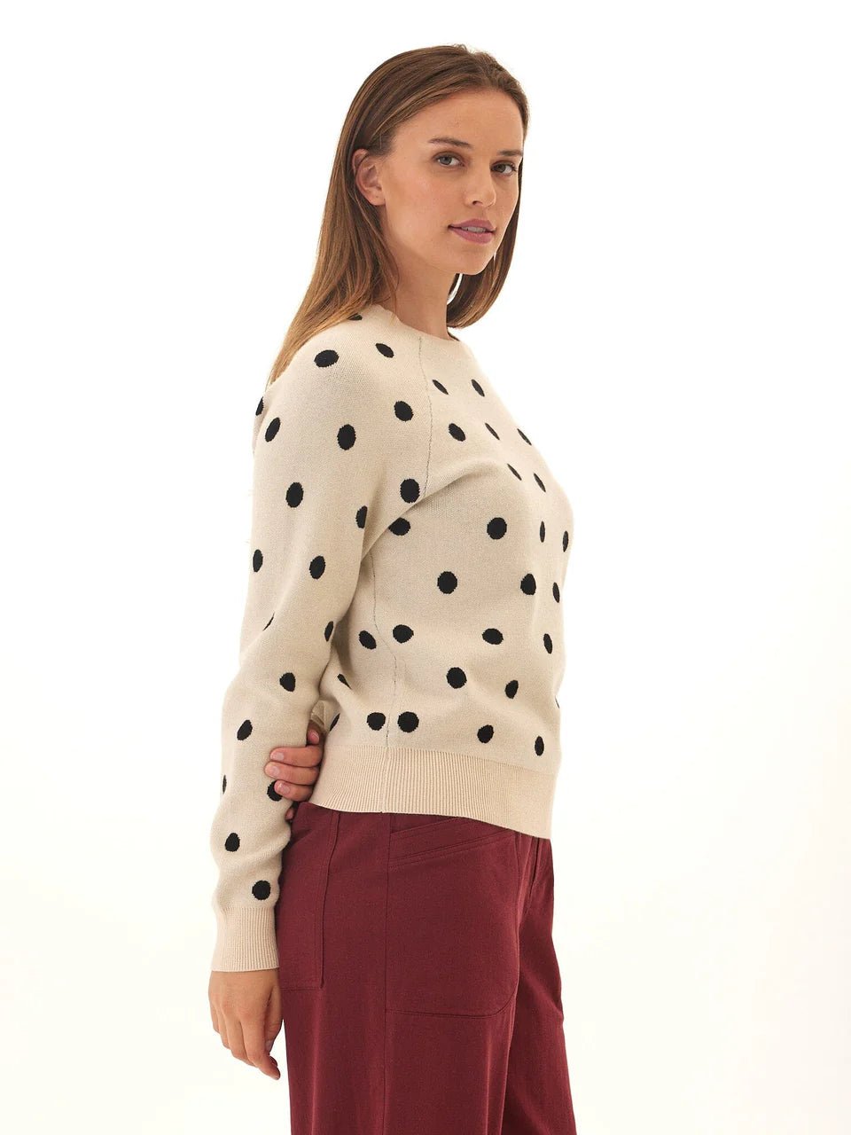 Polka Dot Sweater - Threads 4 Thought - 195014929833 - Sugar River Shoppe - 