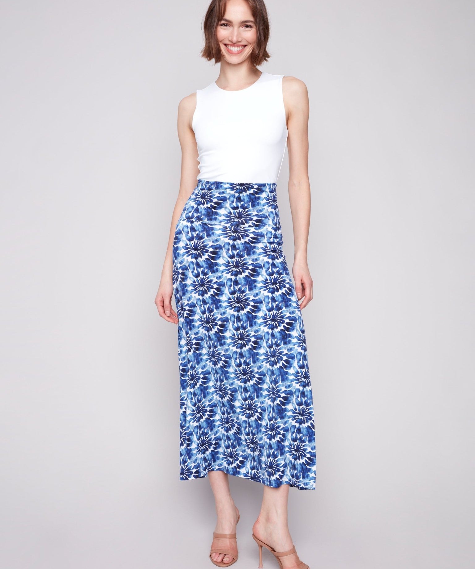 Printed Convertible Skirt/Dress with Removable Straps - Charlie B - 690178619359 - Sugar River Shoppe - 