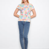 Printed Organic Cotton Jersey T-Shirt - Charlie B - 690178718250 - Sugar River Shoppe - 