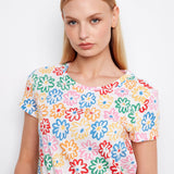 Printed Organic Cotton Jersey T-Shirt - Charlie B - 690178718250 - Sugar River Shoppe - 