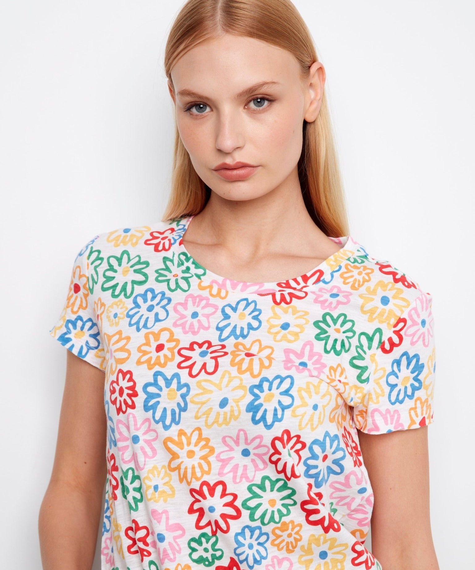 Printed Organic Cotton Jersey T-Shirt - Charlie B - 690178718250 - Sugar River Shoppe - 