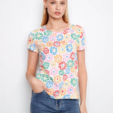 Printed Organic Cotton Jersey T-Shirt - Charlie B - 690178718250 - Sugar River Shoppe - 