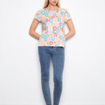 Printed Organic Cotton Jersey T-Shirt - Charlie B - 690178718250 - Sugar River Shoppe - 