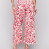 Printed Patch Pocket Flare Pants - Charlie B - 690178614064 - Sugar River Shoppe - 