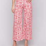 Printed Patch Pocket Flare Pants - Charlie B - 690178614064 - Sugar River Shoppe - 
