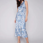 Printed Satin Dress - Charlie B -  - Sugar River Shoppe - 